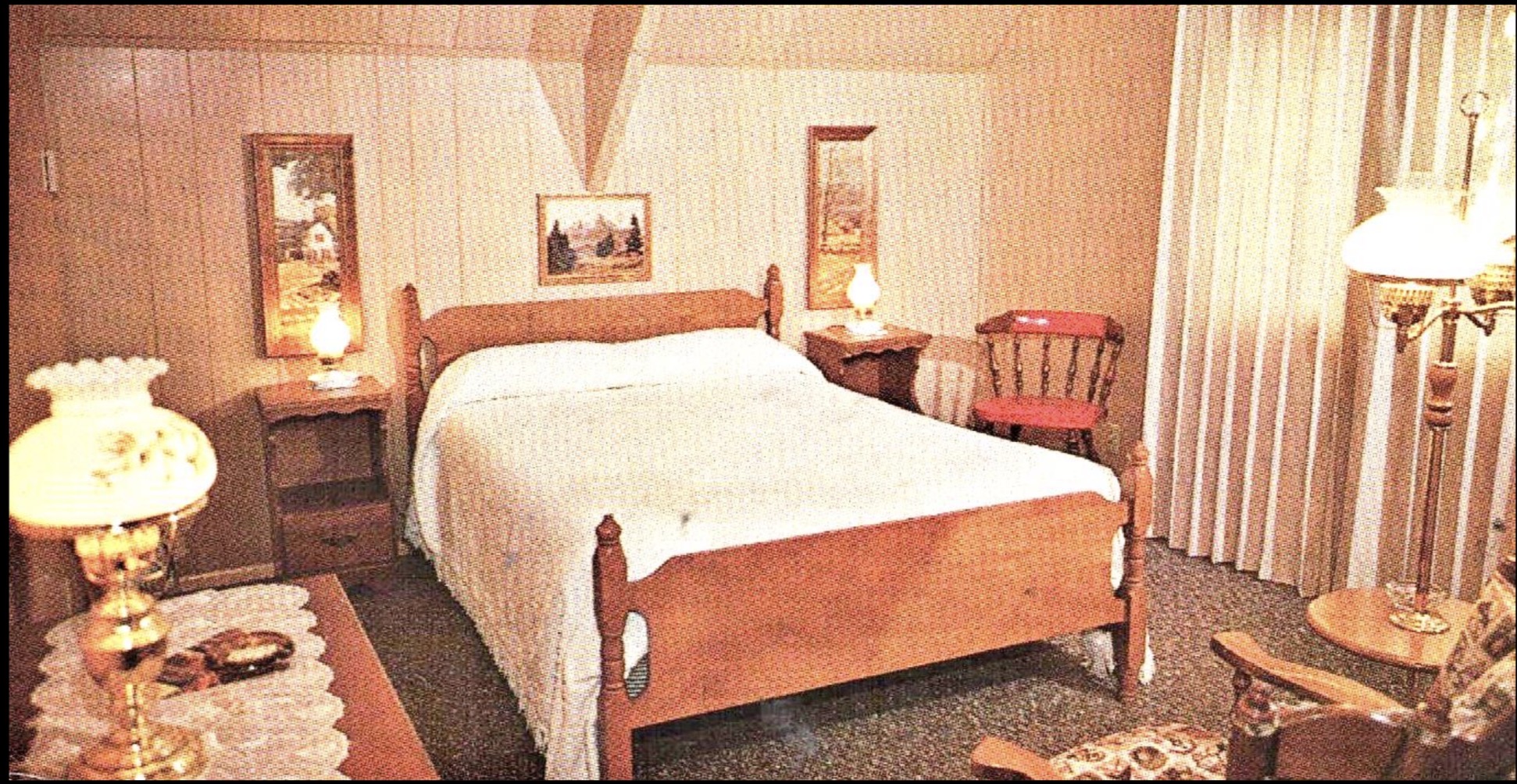 A guest room upstairs